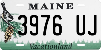 ME license plate 3976UJ
