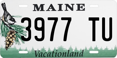 ME license plate 3977TU