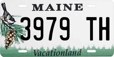 ME license plate 3979TH