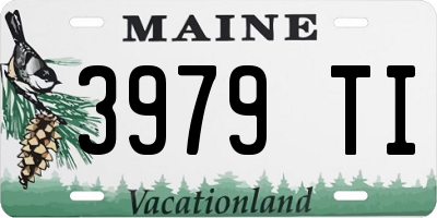 ME license plate 3979TI