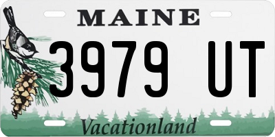 ME license plate 3979UT