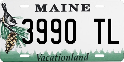 ME license plate 3990TL