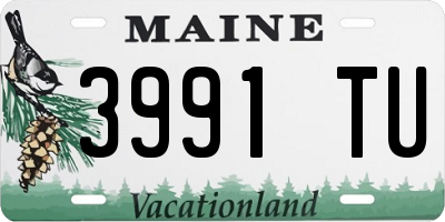 ME license plate 3991TU