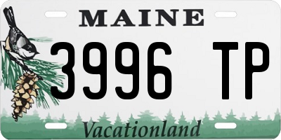 ME license plate 3996TP