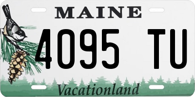 ME license plate 4095TU