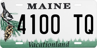ME license plate 4100TQ