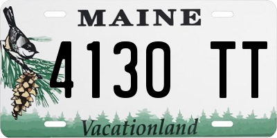 ME license plate 4130TT