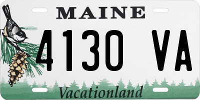 ME license plate 4130VA