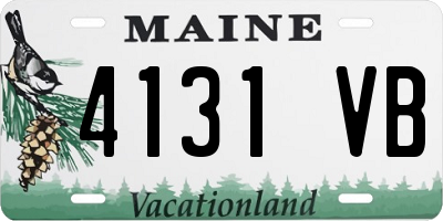 ME license plate 4131VB