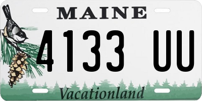 ME license plate 4133UU