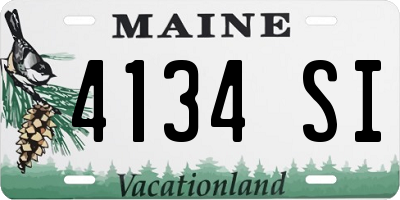 ME license plate 4134SI