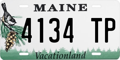 ME license plate 4134TP