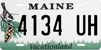 ME license plate 4134UH