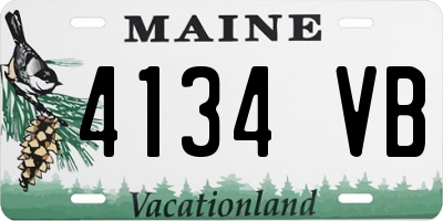 ME license plate 4134VB