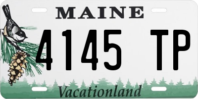 ME license plate 4145TP