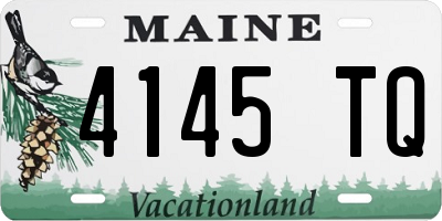ME license plate 4145TQ