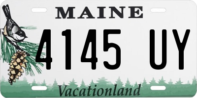 ME license plate 4145UY