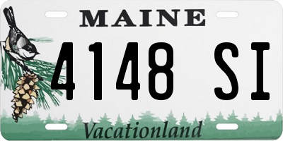 ME license plate 4148SI