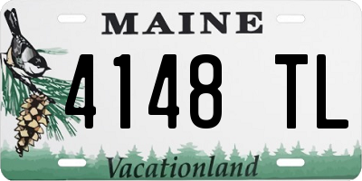 ME license plate 4148TL