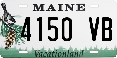ME license plate 4150VB