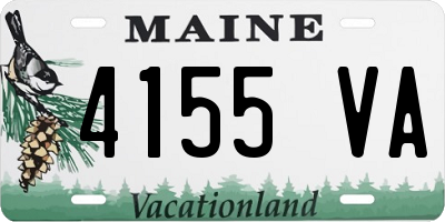 ME license plate 4155VA