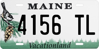 ME license plate 4156TL