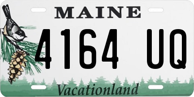 ME license plate 4164UQ