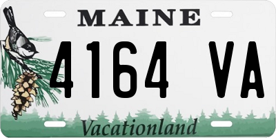 ME license plate 4164VA