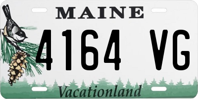 ME license plate 4164VG