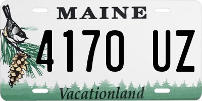ME license plate 4170UZ