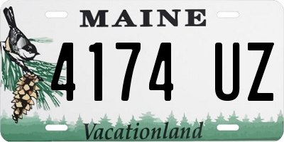 ME license plate 4174UZ