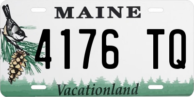 ME license plate 4176TQ