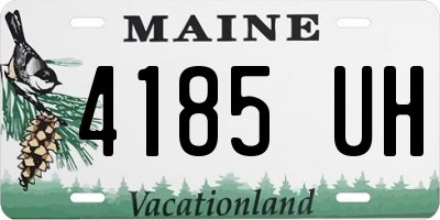 ME license plate 4185UH