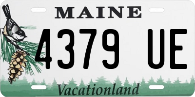 ME license plate 4379UE