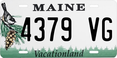 ME license plate 4379VG