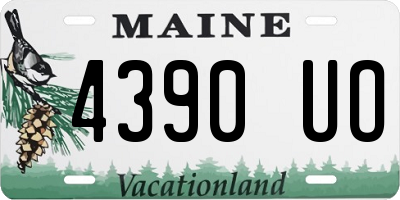 ME license plate 4390UO