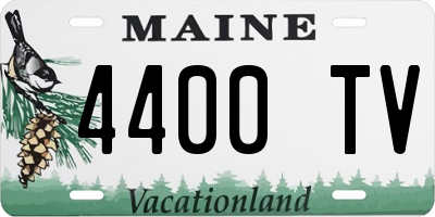 ME license plate 4400TV