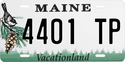 ME license plate 4401TP