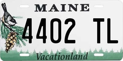 ME license plate 4402TL