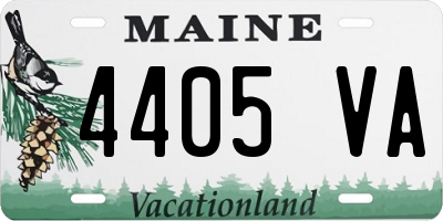 ME license plate 4405VA