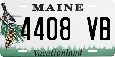 ME license plate 4408VB