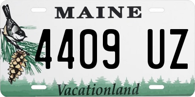 ME license plate 4409UZ