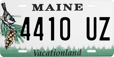 ME license plate 4410UZ