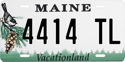 ME license plate 4414TL