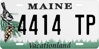 ME license plate 4414TP