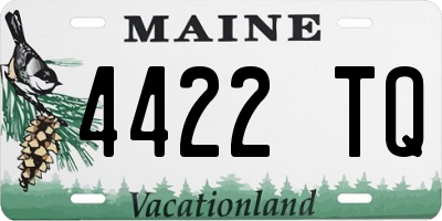 ME license plate 4422TQ