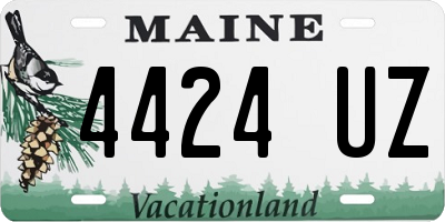 ME license plate 4424UZ