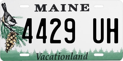 ME license plate 4429UH