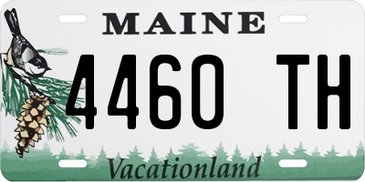 ME license plate 4460TH