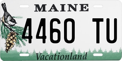 ME license plate 4460TU
